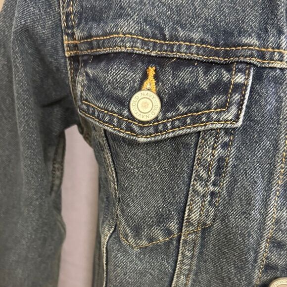 Classic Old Navy Blue Denim Kids Jacket - Picture 4 of 15